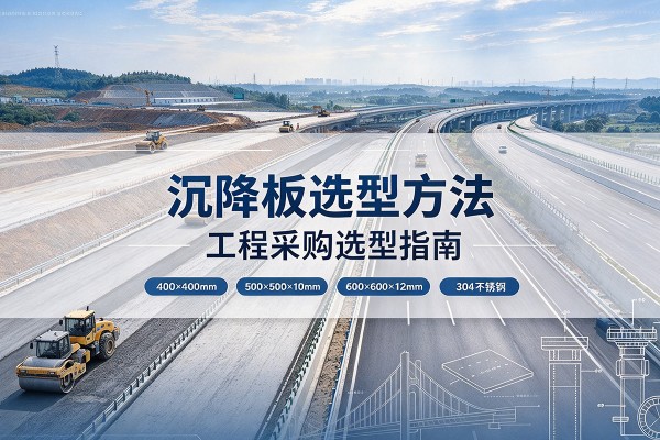 云龙沉降板选择方法