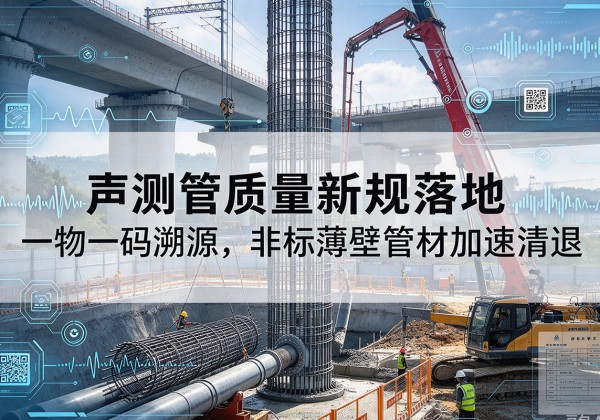 云龙声测管质量新规落地，一物一码溯源，非标薄壁管材加速清退